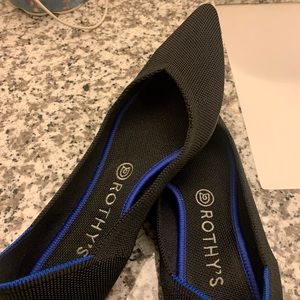 Rothy’s Black Pointed Toe Flats - 8.5 (8)